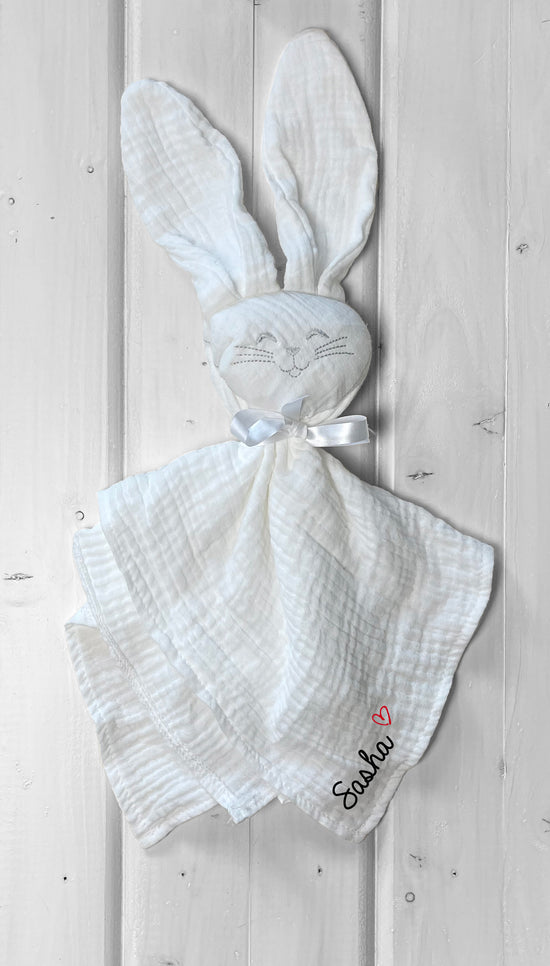 Doudou lapin, à personnaliser