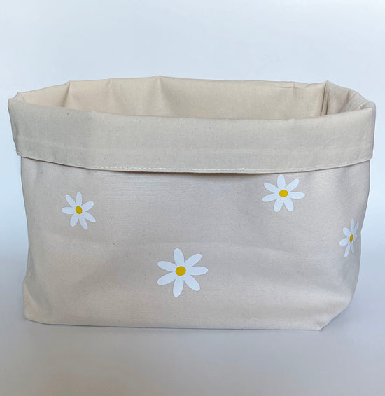 panier en tissu pour salle de bain ou chambre enfant personnalisable avec prénom