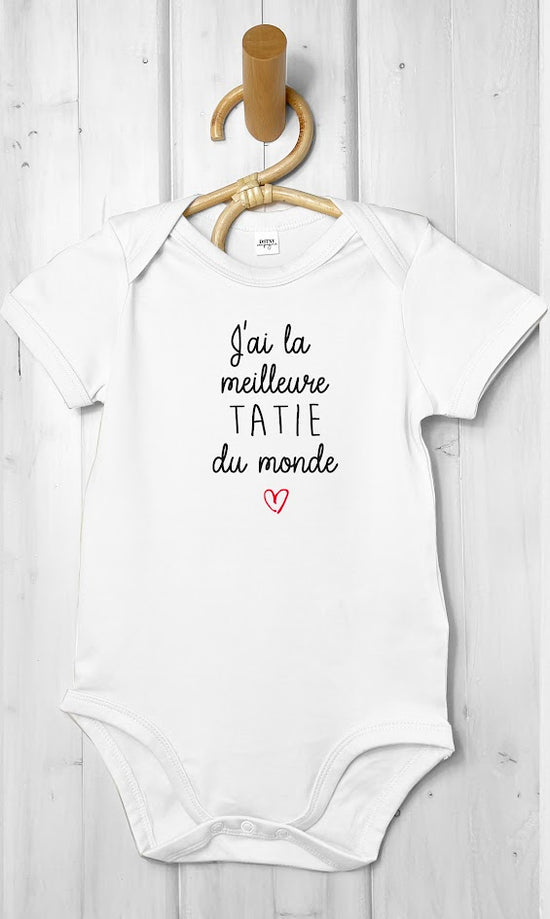 body personnalisable bébé annonce grossesse tatie