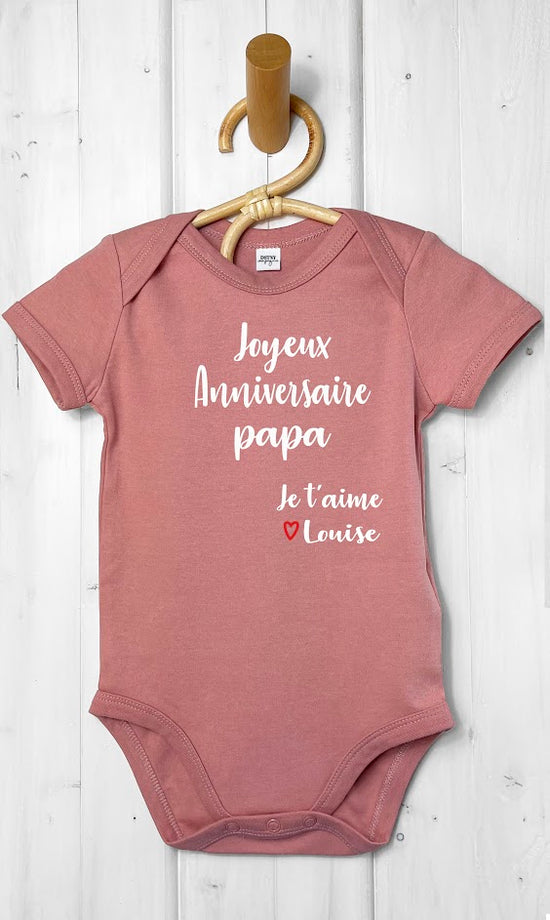 body bébé personnalisable atelier de personnalisation Le Beausset