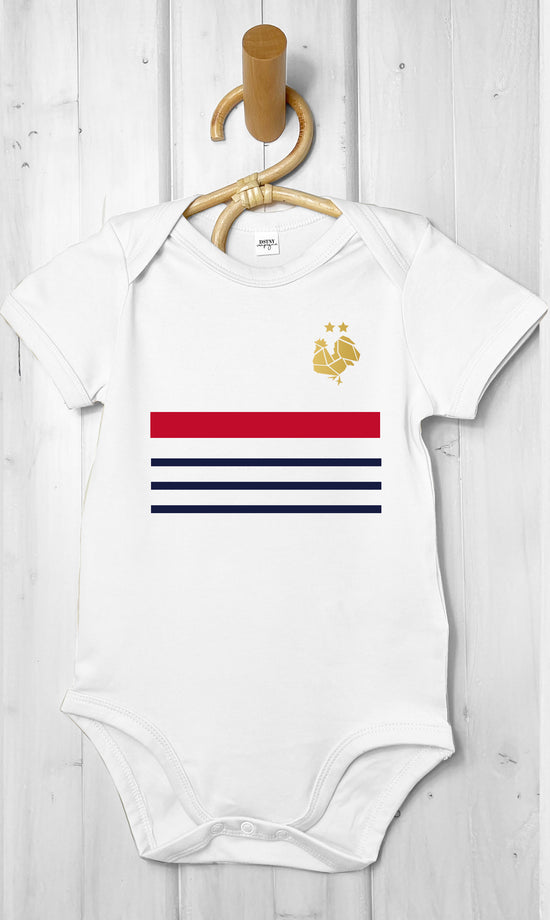 body bébé maillot de foot équipe de france coupe du monde