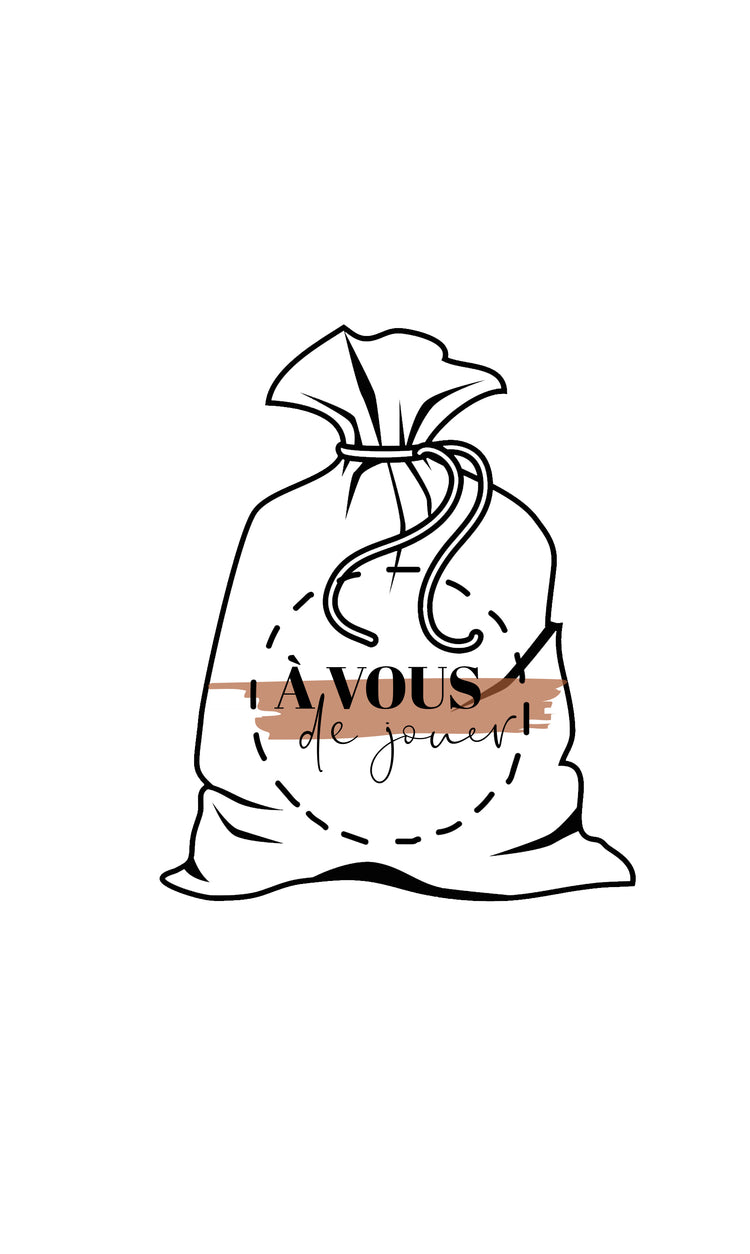 hotte de noël personnalisable avec prénom personnalisation Le Beausset
