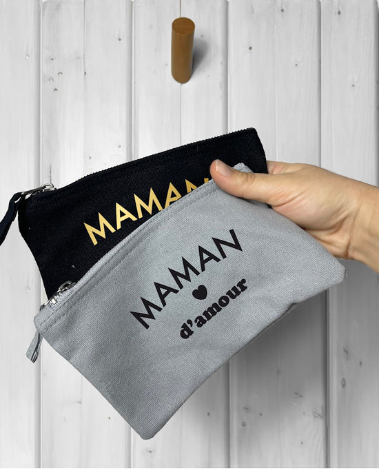 pochette en tissu personnalisable pour femme maman d&