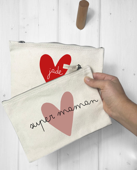 pochette personnalisable pour maman, idée cadeaux fête des mères Le beausset