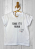 teeshirt blanc pour enfant personnalisable pour la fête des mères