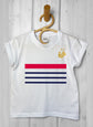 tee-shirt maillot équipe de France enfant blanc 