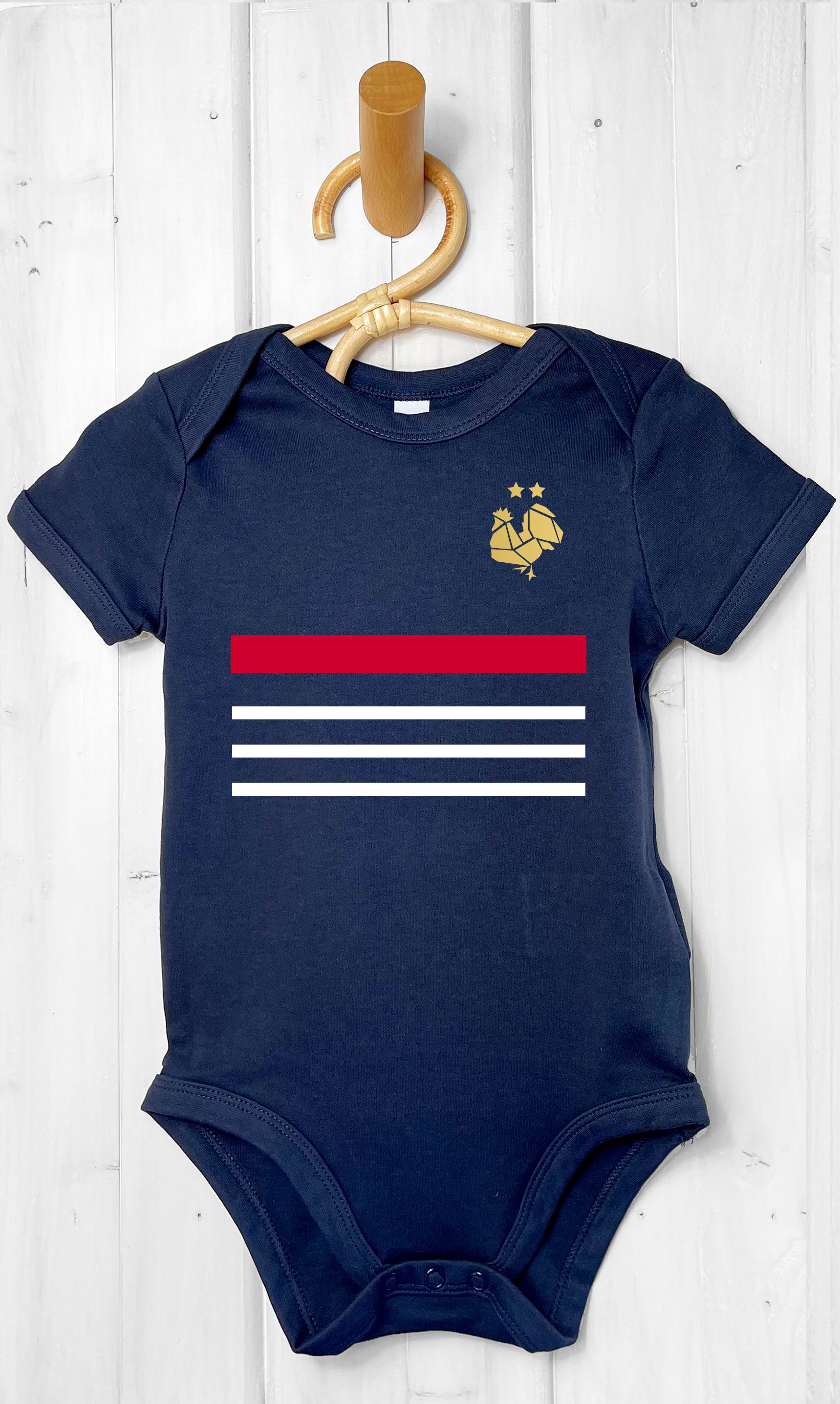 Body bébé maillot de foot équipe France coupe du monde –