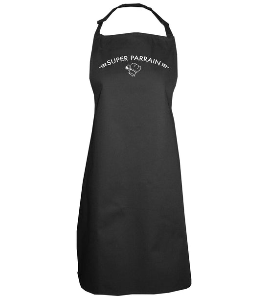 tablier de cuisine adulte personnalisable, super parrain, atelier personnalisation Le Beausset