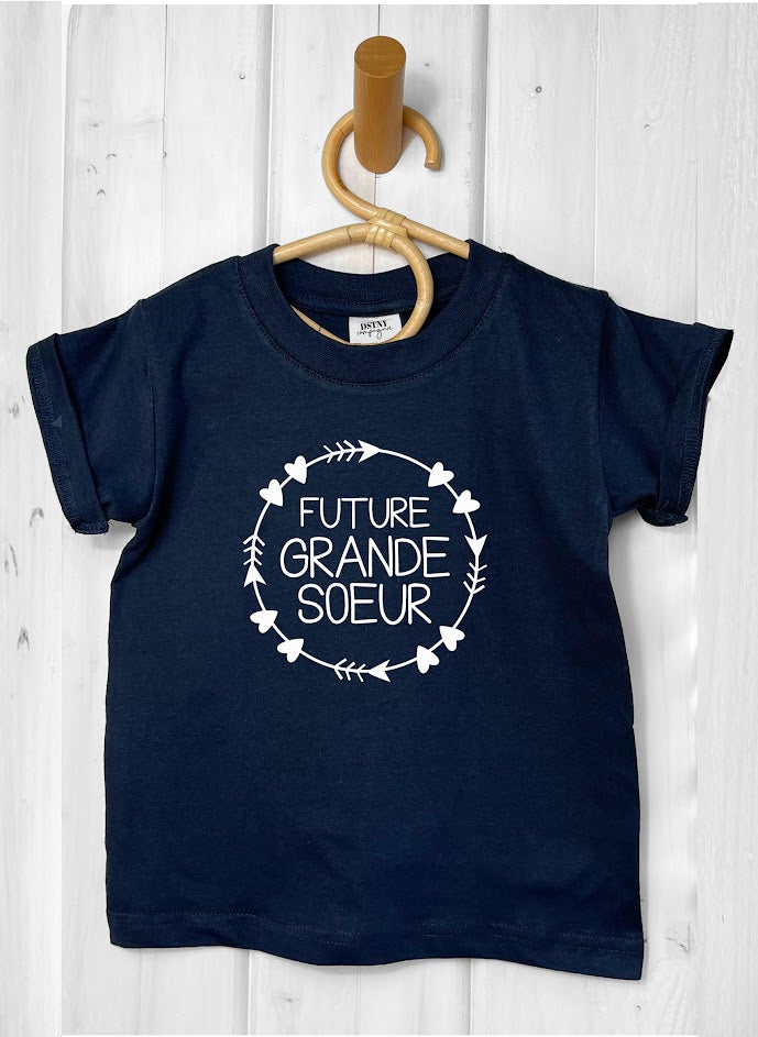 tee shirt fille future grande soeur annonce grossesse 