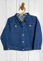 veste en jean pour enfant personnalisable avec prénom, Atelier de personnalisation Le Beausset
