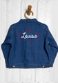 veste en denim enfant personnalisable prénom